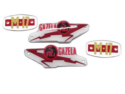 Emblemat logo napis znaczek bak SHL M17 Gazela.