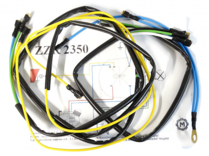 Instalacja elektryczna Romet Komar 2330 2350 czarna