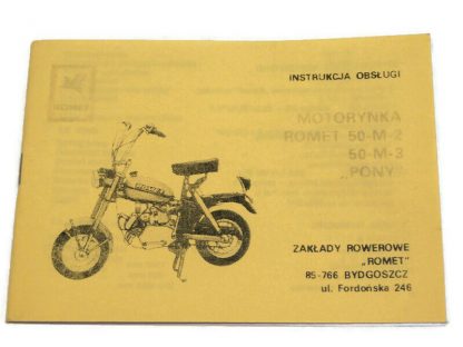 Katalog Instrukcja Obsługi Motorynka Romet Pony