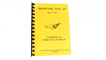 Katalog instrukcja obsługi i napraw WSK 125 M06