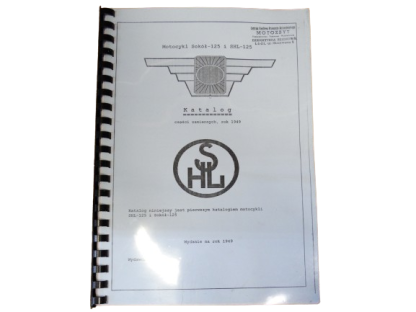 Katalog części zamiennych Sokół 125, SHL 125