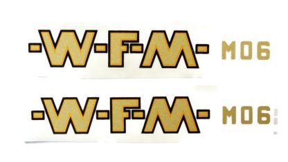 Kalkomania WFM M06 Złota z czarnym