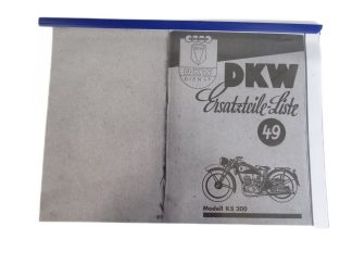 Katalog części zamiennych DKW KS200