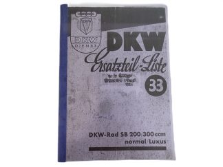 Katalog części zamiennych DKW Sb200, Sb300